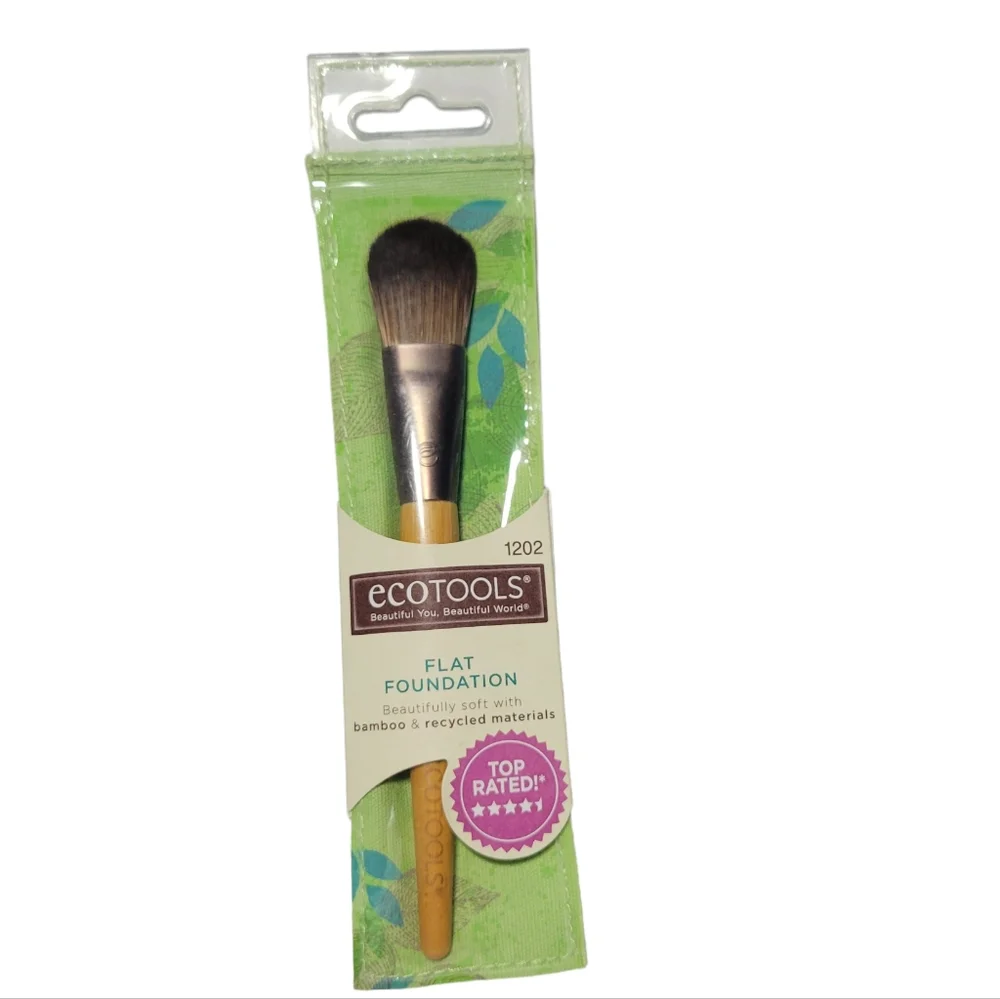 NWOT Ecotools Flat Foundation Brush Makeup Brush 1202